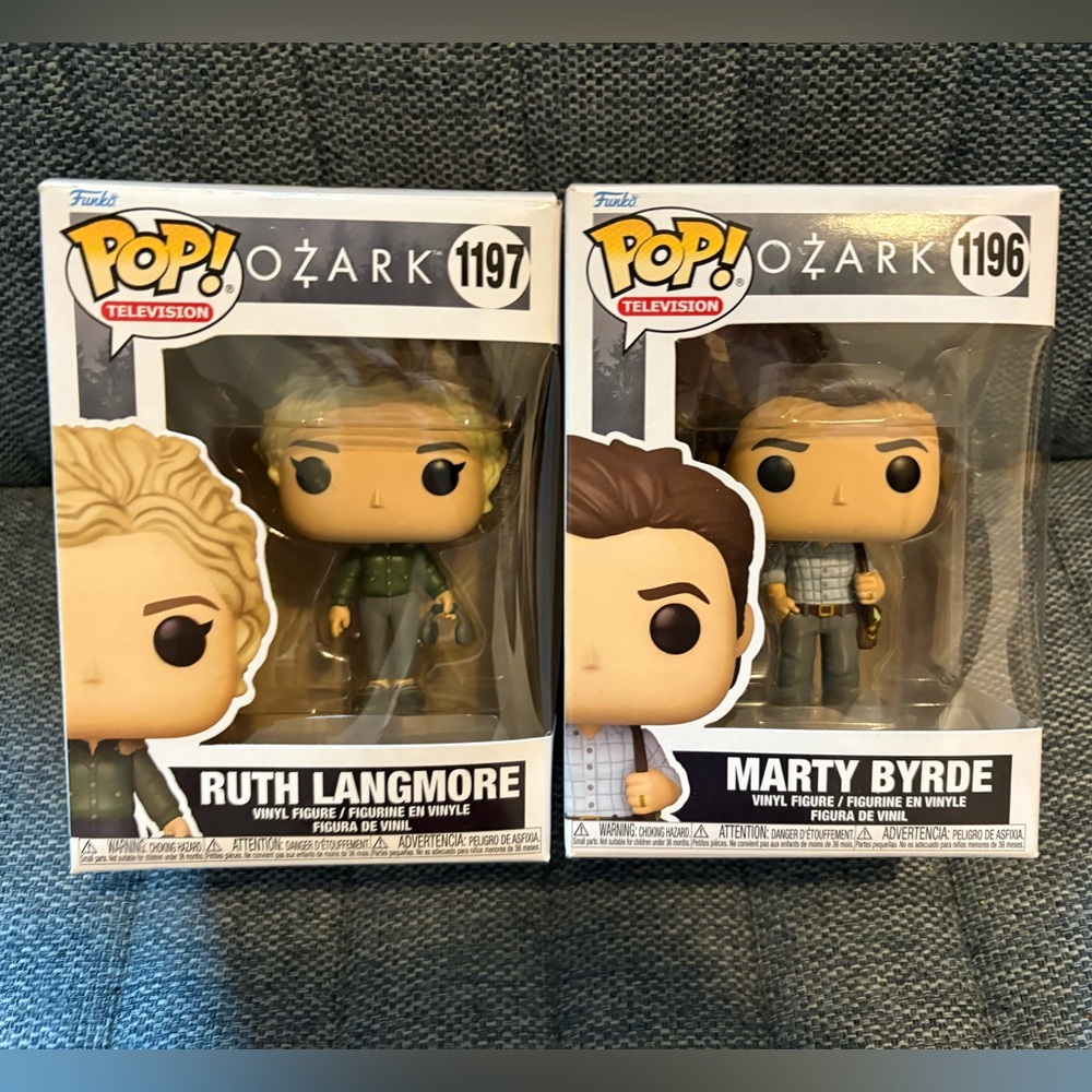 Funko Pop Ozark Ruth Langmore and Marty Byrde Figures